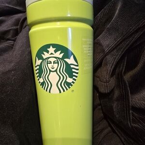 Starbucks Lime Green Travel Mug